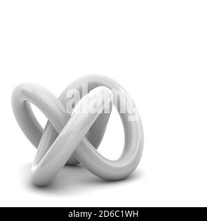 3D rendering abstract knot