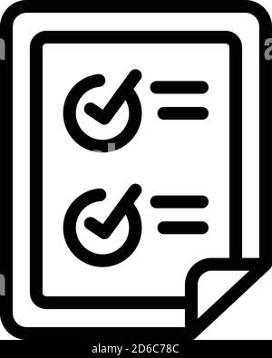 Subscription points icon, outline style Stock Vector