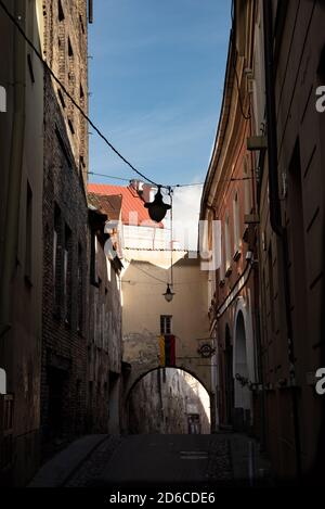 Sv. Kazimiero g, Vilnius, Lithuania. Stock Photo