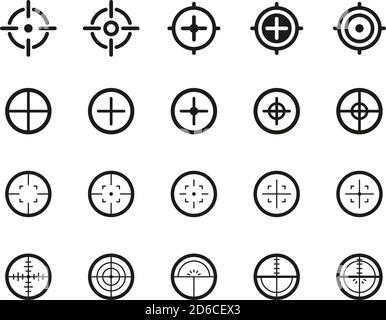 8,800+ Crosshair Icon Stock Illustrations, Royalty-Free Vector Graphics &  Clip Art - iStock | Target icon