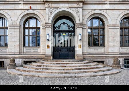 Federal Ministry of Transport and Digital Infrastructure building entrance in  Invalidenstrasse  44,Mitte,Berlin. Stock Photo