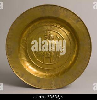 Dish, German, early 16th century. Stock Photo