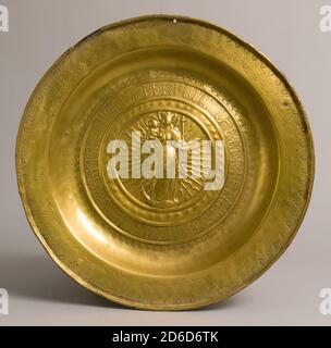 Dish, German, early 16th century. Stock Photo