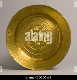 Dish, German, early 16th century. Stock Photo