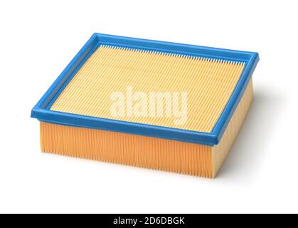 Car air filter isolated on white Stock Photo