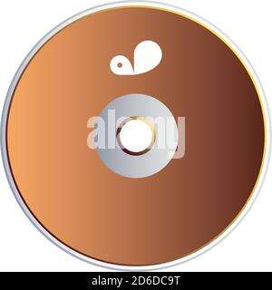 cover and cd with corporate identity vector illustration design Stock Vector