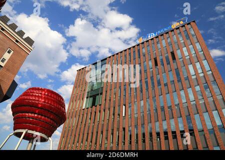 DORTMUND, GERMANY - SEPTEMBER 16, 2020: Thyssengas Gmbh company headquarters in Dortmund. Thyssengas operates natural gas transmission lines. Stock Photo