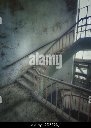 Lost Place, old abandoned laboratory Stock Photo