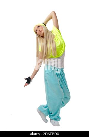 Female hip hop dancer in motion Stock Photo