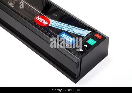Toshiba HX-P570 Plotter Printer for use with the Toshiba HX 10 home computer from the 1980s Stock Photo