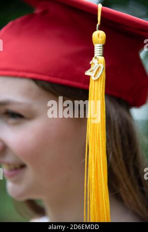 2020 graduation tassel Stock Photo