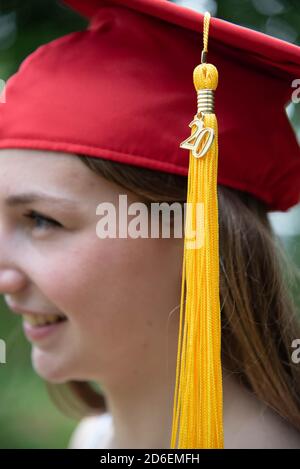 2020 graduation tassel Stock Photo
