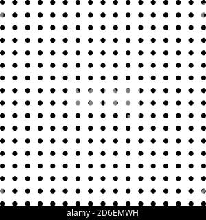 Repeatable halftone dots, dotted polkadots pattern. Freckle, stipple, spots texture, background, vector (Seamlessly repeatable) Stock Vector