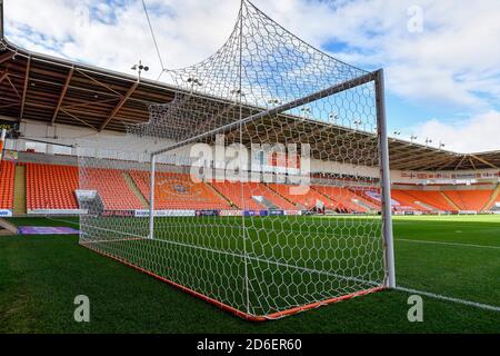 A general view of Bloomfield Road, the home of Blackpool Stock Photo