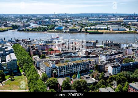 Musical and Hafen City, Hamburg, Germany Stock Photo