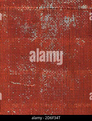 Tight grid pattern of red forms background pattern Stock Photo