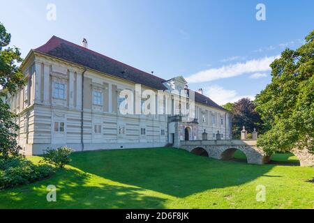 Rohrau, Schloss Rohrau Castle at Donau, Niederösterreich / Lower Austria, Austria Stock Photo