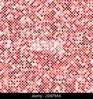 Circles, dots, polka-dots seamlessly repeatable colorful pattern, background. Speckle, stipple, stippling illustration. Vector Stock Vector