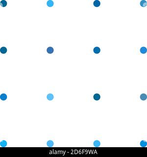 Circles, dots, polka-dots seamlessly repeatable colorful pattern, background. Speckle, stipple, stippling illustration. Vector Stock Vector