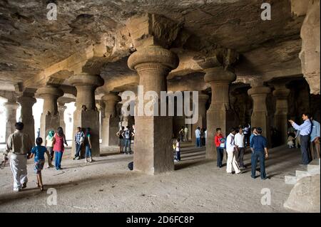 Elephanta Caves, Mumbai, Maharashtra Stock Photo