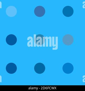 Circles, dots, polka-dots seamlessly repeatable colourful pattern, background. Speckle, stipple, stippling illustration. Vector Stock Vector