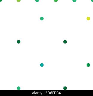 Circles, dots, polka-dots seamlessly repeatable colorful pattern, background. Speckle, stipple, stippling illustration. Vector Stock Vector