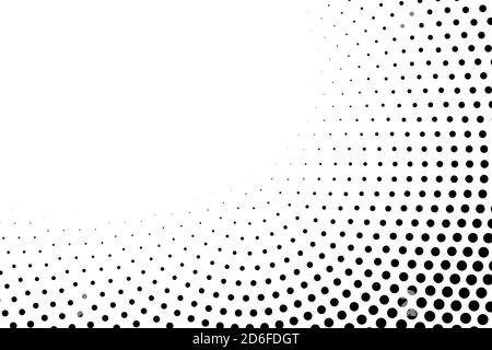 Circle halftone, screentone vector illustrations. Dots, dotted, speckles vector illustration Stock Vector