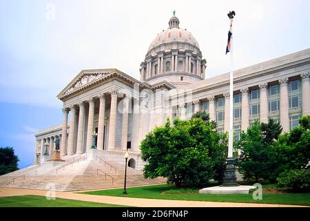Jefferson City Missouri State Capitol Building MO Stock Photo