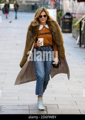 London, UK. 16th Oct, 2020. Zoe Hardman seen departing The Global Radio Studios In London. Credit: SOPA Images Limited/Alamy Live News Stock Photo