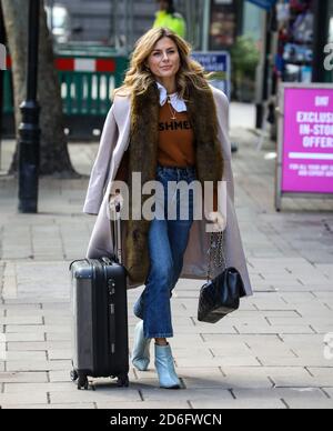 London, UK. 16th Oct, 2020. Zoe Hardman seen departing The Global Radio Studios In London. Credit: SOPA Images Limited/Alamy Live News Stock Photo