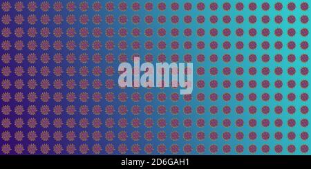 Color background with patterns of human rotavirus capsid, medical theme, gradient Stock Photo