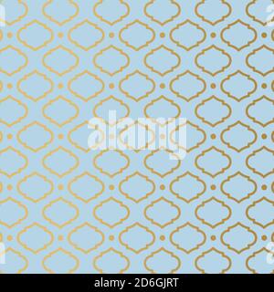 golden arabic texture - vector illustration Stock Vector