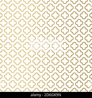 golden arabic texture - vector illustration Stock Vector