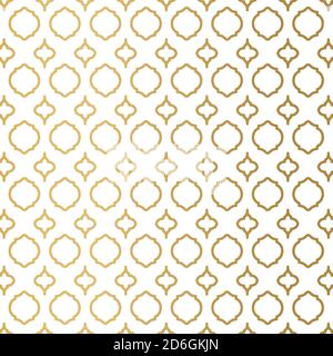 golden arabic texture - vector illustration Stock Vector