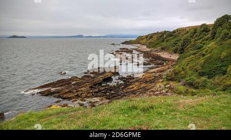 Rough Fife Coastline Stock Photo