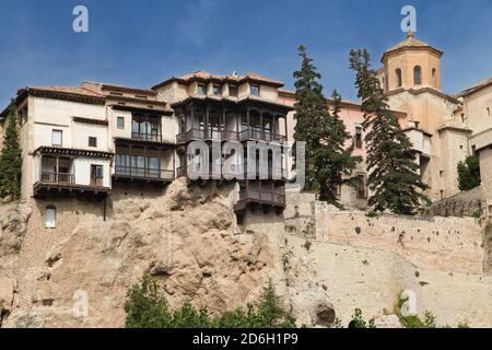 The Hanged Houses in Cuenca, Spain. Stock Photo