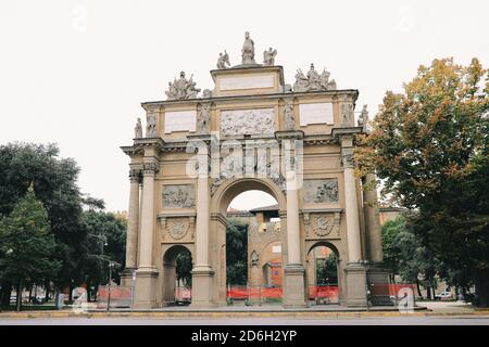 Low angle shot of Piazza Della Liberta in Florence, Italy Stock Photo