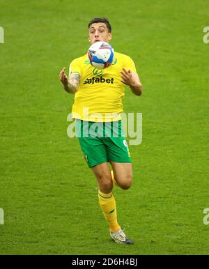 Norwich City's Jordan Hugill during the Sky Bet Championship match at the AESSEAL New York Stadium, Rotherham. Stock Photo