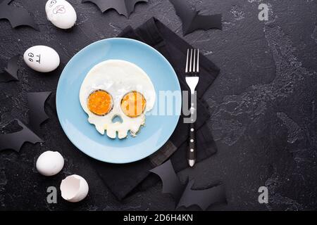 Halloween Horror Skull Fried Egg Mold, Breakfast Omelette Molds