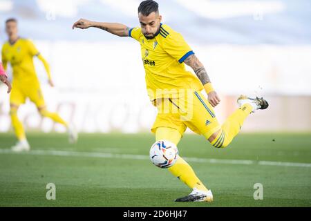 Madrid, Spain. 17th Oct, 2020. Spanish La Liga soccer match Real Madrid vs Cadiz at Alfredo Di Stefano Stadium, Madrid, 17, 2020 La Liga/Cordon Press Credit: CORDON PRESS/Alamy Live News Stock Photo