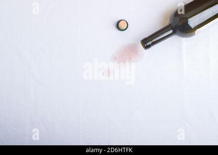 A stain of wine on clothes Stock Photo - Alamy