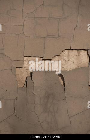 cracked wall background. Gray wall cracked. Grey Stock Photo