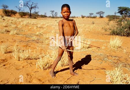 San Child, Namibia Stock Photo