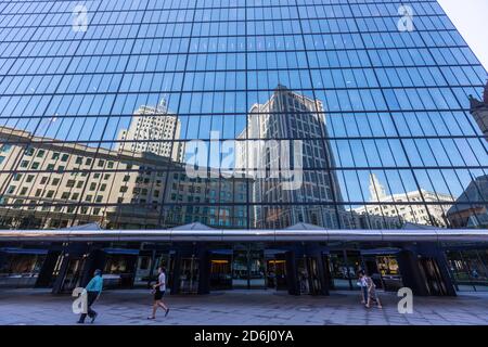 John Hancock Tower, Boston, Massachusetts, USA Stock Photo