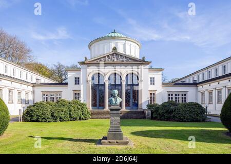 Bathhouse 1 from 1857, spa gardens, Bad Oeynhausen, East Westphalia, North Rhine-Westphalia, Germany Stock Photo