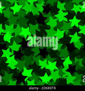 Green Halftone Modern Design Backdrop. Dark Emerald Bright Christmas Stock Vector