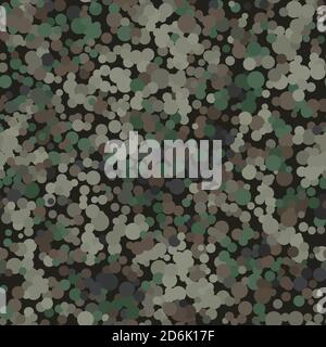 Camouflage pattern background. Classic clothing style masking camo repeat print Stock Vector