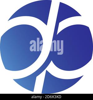 Initial DP PD Letter Logo Design Vector Template. Monogram and Creative Alphabet D P Letters icon Illustration. Stock Vector