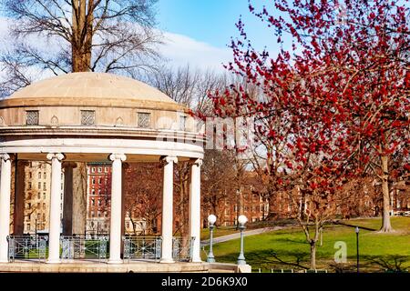 Parkman Bandstand in Boston Common, central public park in downtown, Massachusetts, USA Stock Photo