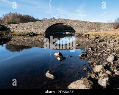 Packhorse Bridge at Lochdon on the Isle of Mull Inner Hebrides Scotland UK Stock Photo